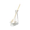 Wolfcut Chrome Plated Spoon Holder with Ceramic Bowl