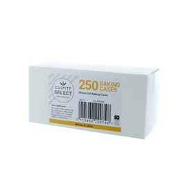 Culpitt Select Gold Baking Cases, Premium Foil Baking Cups, 50mm Cupcake Cases - Extra Large Pack of 250