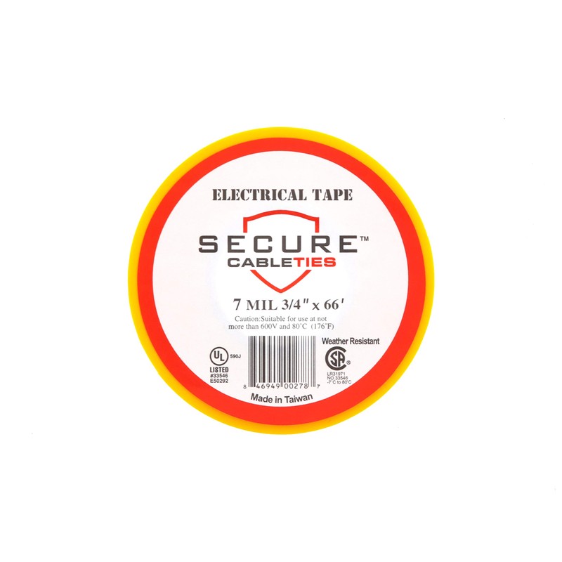 Electrical Tape -Standard PVC - 3/4" Wide x 66 feet