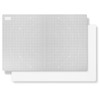 Fluto Disposable Cutting Board Sheets, Cardboard, Double-Sided, Waterproof, Graduated Cutting