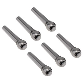 MuzcYM 6pcs Guitar Bridge Pins, Pure Copper Pin Acoustic Guitar Strings Nail Pegs for Acoustic Guitar 6 Strings for Folk Acoustic Guitar