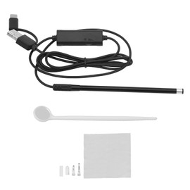 3 in 1 5.5mm Endoscope Set 1.3MP High Definition Visual Earwax Cleaner Otoscope with 6 Lights