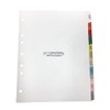 Medical Chart Index Dividers (11 Tab Side Open (Long-Term Care