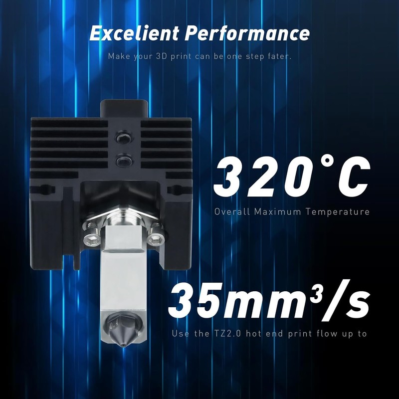 JUUPINE Upgraded Bambu Labs hotend Kit for Bambu Lab X1/X1C/P1P/P1S