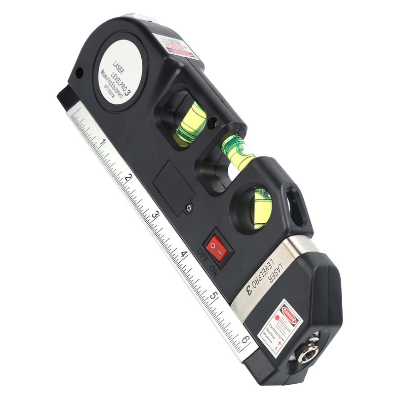 Laser Spirit Level Multifunctional Horizontal Ruler Measuring Tape Measure Ruler