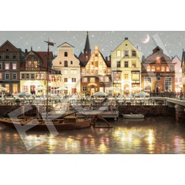 Epoch 1000 Piece Jigsaw Puzzle, Teppei Sasakura, Luneburg, 19.7 x 29.5 inches (50 x 75 cm)