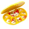 VitaCarry 8-Compartment Travel Vitamin, Medication, and Supplement Pill Box, Holds