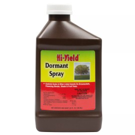 Hi-Yield Dormant Spray Paraffinic Oil (1 Quart ) For Shrubs Fruit Trees - NOT FOR: CA, NY