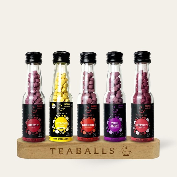 Teaballs Big Fruit with Cherry, Lemon, Strawberry, Wildberry, Hibiscus for