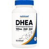 Nutricost Nutricost DHEA 100mg, 240 Capsules - Gluten Free, Soy