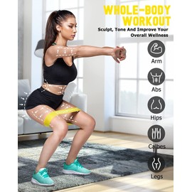 COOBONS FITNESS Resistance Bands for Working Out, Women & Men Exercise Bands Set, with Carry Bag