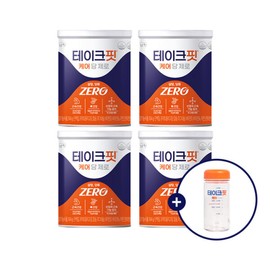TakeFit (현대Hmall)테이크핏 케어 당제로 발효유청단백질 304g 4캔+보틀+스푼(32일분) (Hyundai Hmall) TakeFit Care Protein Whey Isolate Powder with Sweetener 304g 4 Cans + Bottle + Spoon (32 Servings)