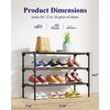 Kitsure Shoe Rack - Non-Woven Shoe Rack Shelf, Shoe Organizer