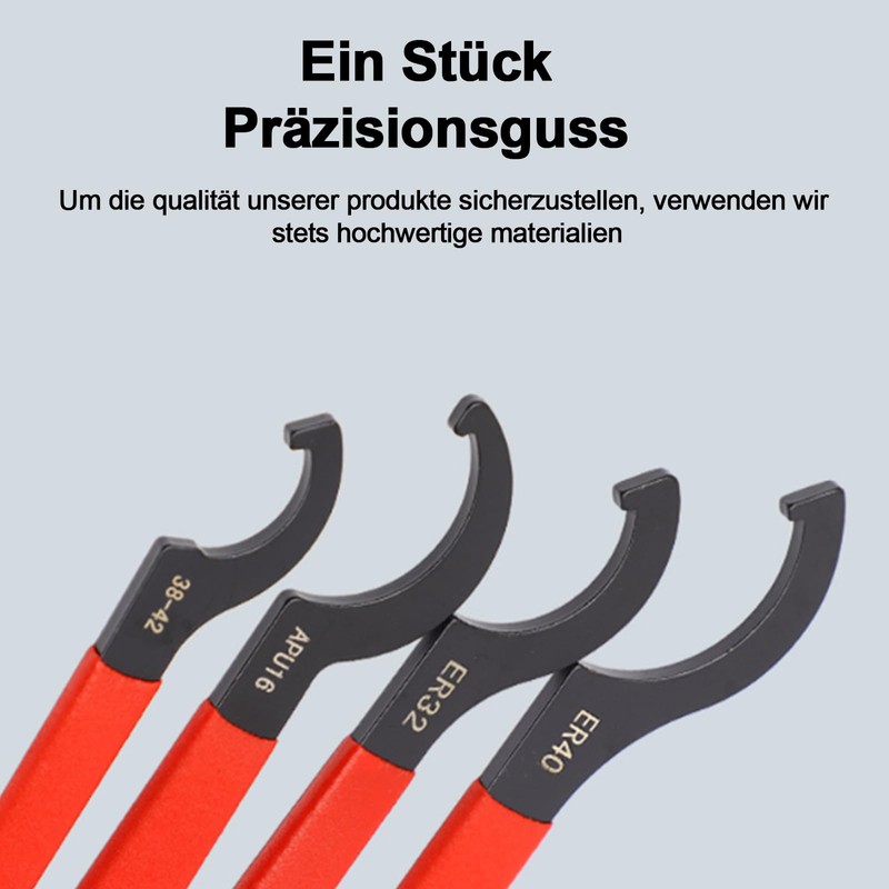 gvivej Thread Wrench, Pack of 4 Hook Key Tool, C