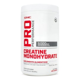 GNC Pro Performance Creatina Monohidratada 5000 Mg - 500 Gr Sabor Sin sabor
