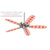 Boxed Red - Ceiling Fan Skin Kit fits most 42