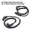 Anxingo 2Pcs 420265020 15" & 24.4" Spark Plug Wire with