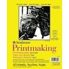 Strathmore 300 Series Printmaking Paper Pad, Glue Bound, 8x10 inches,