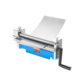 VEVOR Slip Roller, 12.6 inches, Sheet Metal Slip Roll Machine, 20 Gauge Capacity, Rolling Bending Machine with Detachable Rollers, 21 HRC, for Aluminum Alloy Sheet Low Carbon Steel Copper Sheet