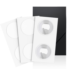 NFC Tags Sticker with NTAG213 Blank Chips NFC Stickers Adhesive Labels RFID Tags Rewritable Memory Compatible with NFC-Enabled Smartphones and Devices (NTAG213-100PCS)