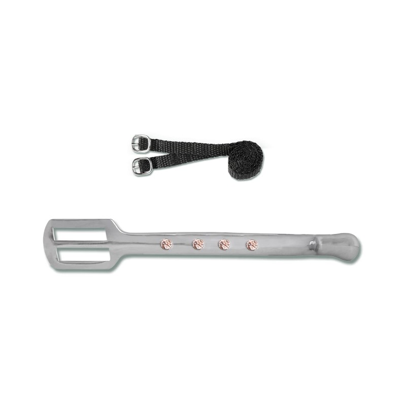 Women's Crystal Spur Set, White