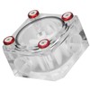 Water Flow Meter LeakingProof Transparent Acrylic Computer WaterCooled Rheometer