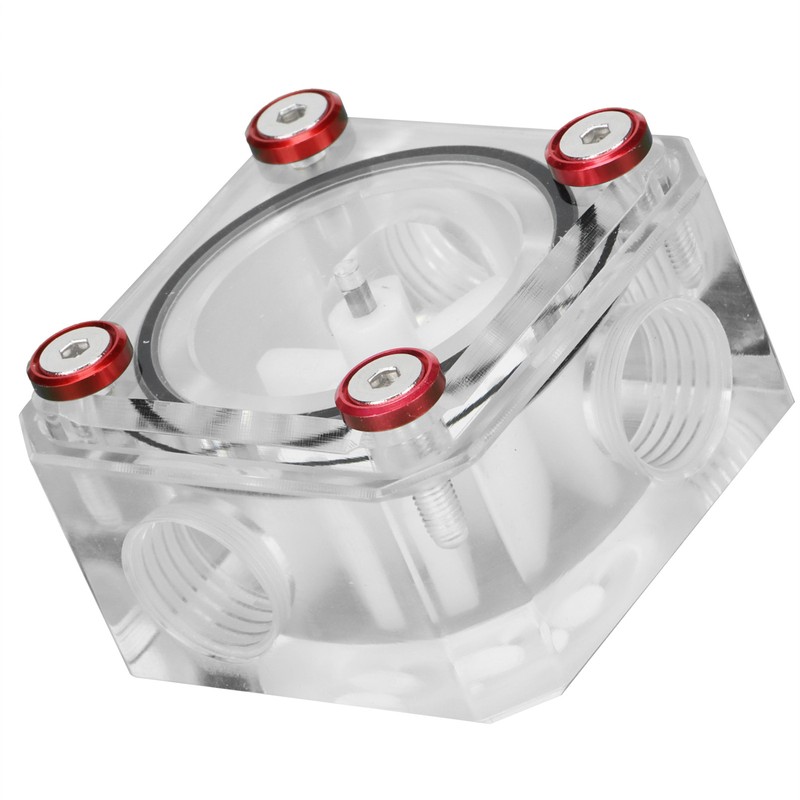 Water Flow Meter LeakingProof Transparent Acrylic Computer WaterCooled Rheometer