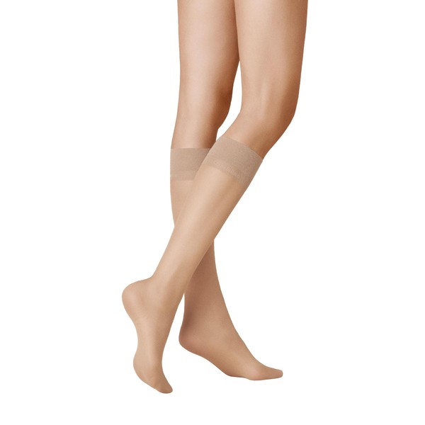 Kunert Women's Knee-High Socks, Beige (Teint 3520), Size 6-8