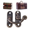 ANKROYU Horn Hook Hooks, 30 Pieces, Bronze Antique Wooden Jewelry