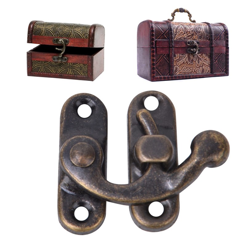 ANKROYU Horn Hook Hooks, 30 Pieces, Bronze Antique Wooden Jewelry