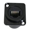 D-Type RJ45 Cat6 Coupler ZCZQC CAT6 D Series Panel-Mount Connector