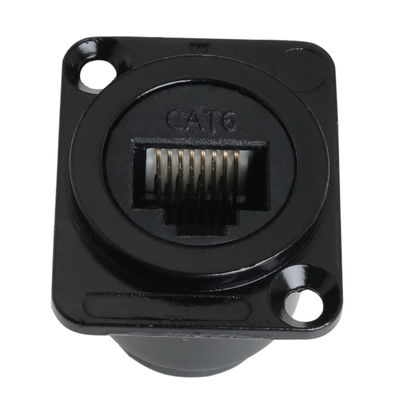 D-Type RJ45 Cat6 Coupler ZCZQC CAT6 D Series Panel-Mount Connector