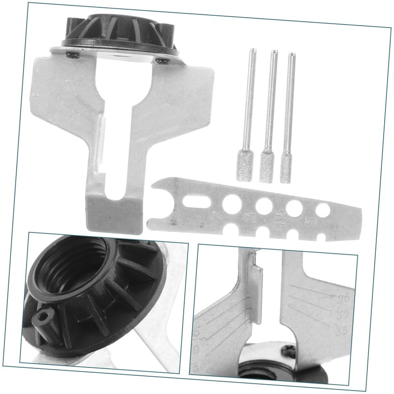 KONTONTY Electric Chainsaw Sharpener Grinding Stone File Attachment Kit for