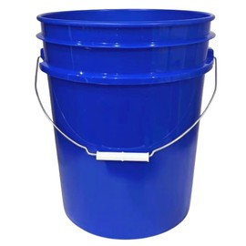 House Naturals 5 Gallon Premium HPDE Plastic Bucket - Made in USA Food Grade Storage Container, BPA Free All Purpose Pail (1, Reflex Blue)