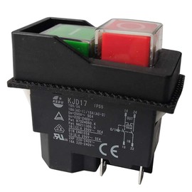 Tagtight KJD17-220V 4-Pin Electromagnetic Switch Pressure Switch, Waterproof Safety Switch, Magnetic Power Tool, KJD17, 220V, 4-Pin Terminals
