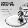 GAOY Glossy Gel Top Coat and Builder Base Set, 2