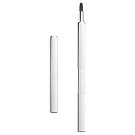 Lip Brush Applicators-Retractable Exquisite Professional Lipstick Brushes- Lipstick Gloss Makeup Brush Tool For Women and Girls (Pack of 1，Silver)