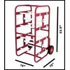 AdirPro Transportable Multiple Axle Cable Caddy - Multi-Spool Wire Rack