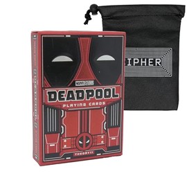 Theory 11 Deadpool Playing Cards - Premium Poker Sized Deck - Includes Cipher Card Bag
