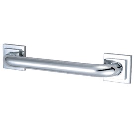 Kingston Brass DR614121 Designer Trimscape Claremont Decor 12-Inch Grab Bar with 1.25-Inch Outer Diameter, Polished Chrome