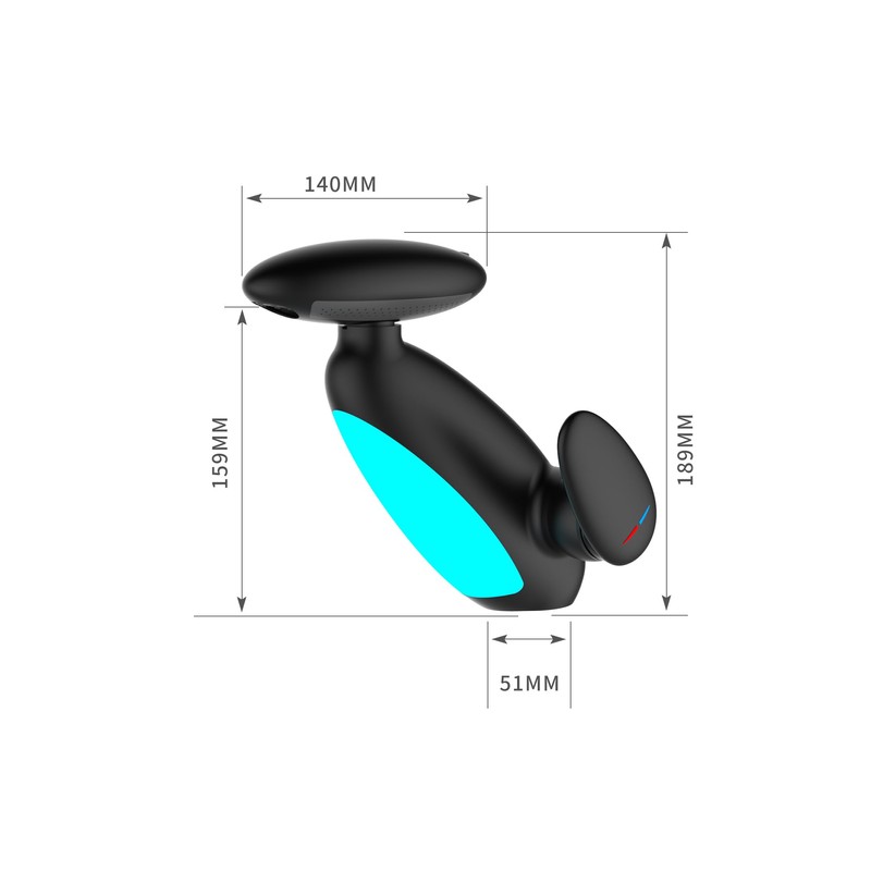 HEOUTY LED Bathroom Sink Faucet with Pull-Out Sprayer - 4