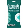 BREATH SAVERS Wintergreen Flavored Sugar Free Breath Mints Rolls, 0.75