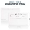 Modern Recipe Cards (Set of 60) - 4x6” Double Sided