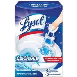 Lysol Click Gel Automatic Toilet Bowl Cleaner, Ocean Fresh Scent 6 ct