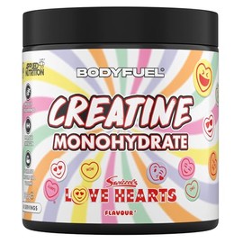 Applied Nutrition BodyFuel Creatine Monohydrate Powder, Increases High-Intensity Physical Performance, Swizzels Love Hearts (300g - 60 Servings)