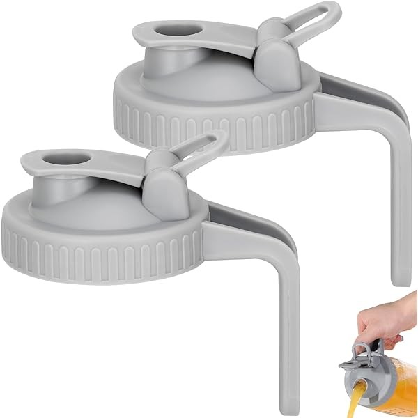 Mason Jar Pour Spout Lid for Wide Mouth Mason Jars,