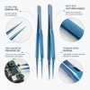 Precision Pointed Tweezers for Electronics Repair – Anti-Magnetic Fine Tip