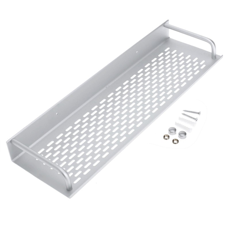 dophee 40cm Shower Caddy, Rectangle Aluminum Bathroom Shower Organizers Bath