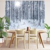 Tcoyodw Winter Sunlight Snow Pine Tree Christmas Backdrop 7x5ft Outdoors