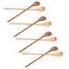 8 Pcs Wooden Spoon Beech Wood Safe Environmentally Friendly Wooden